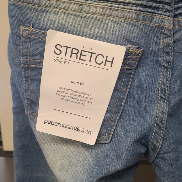 New with Tags PaperDenim&Cloth Quilted Jeans size 8 Slim - Picture 6 of 8